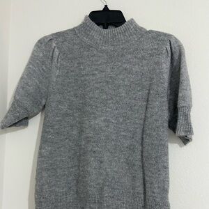 Anthropologie Gray Turtleneck Sweater